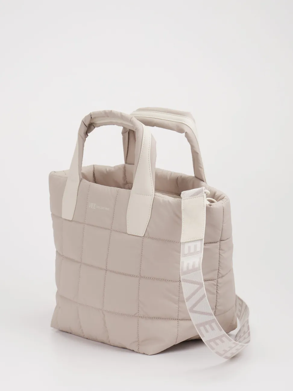 VeeCollective Berlin – Shopper aus Nylon in Steingrau