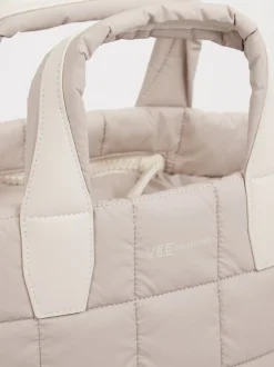 VeeCollective Berlin – Shopper aus Nylon in Steingrau