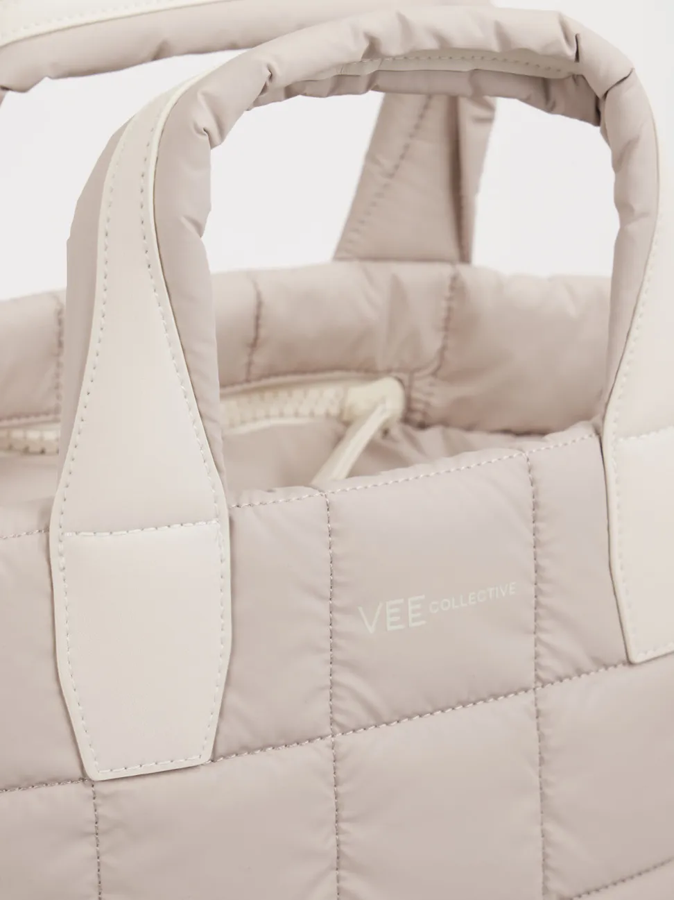VeeCollective Berlin – Shopper aus Nylon in Steingrau