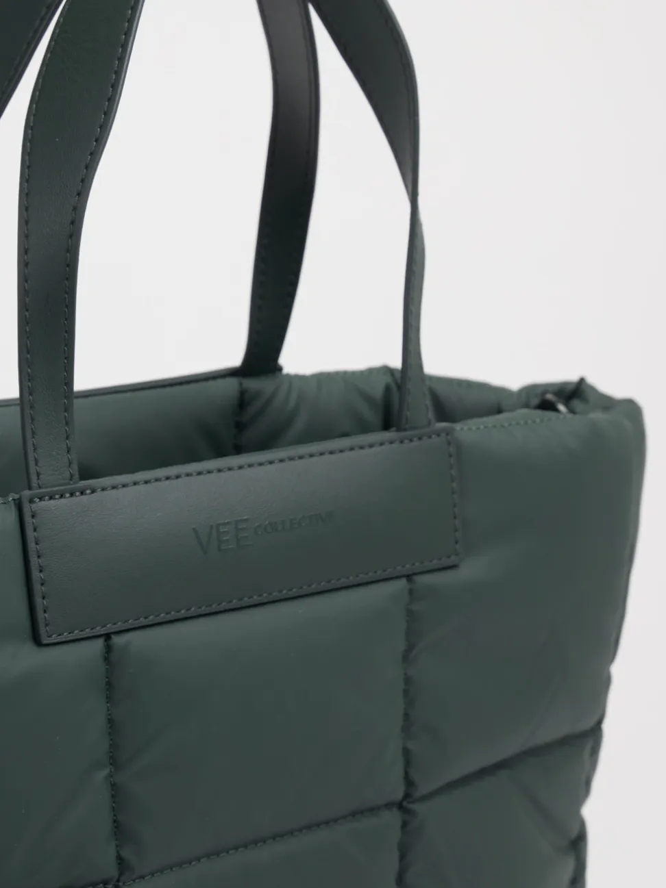 VeeCollective Berlin – Shopper aus Nylon in Dunkelgrün
