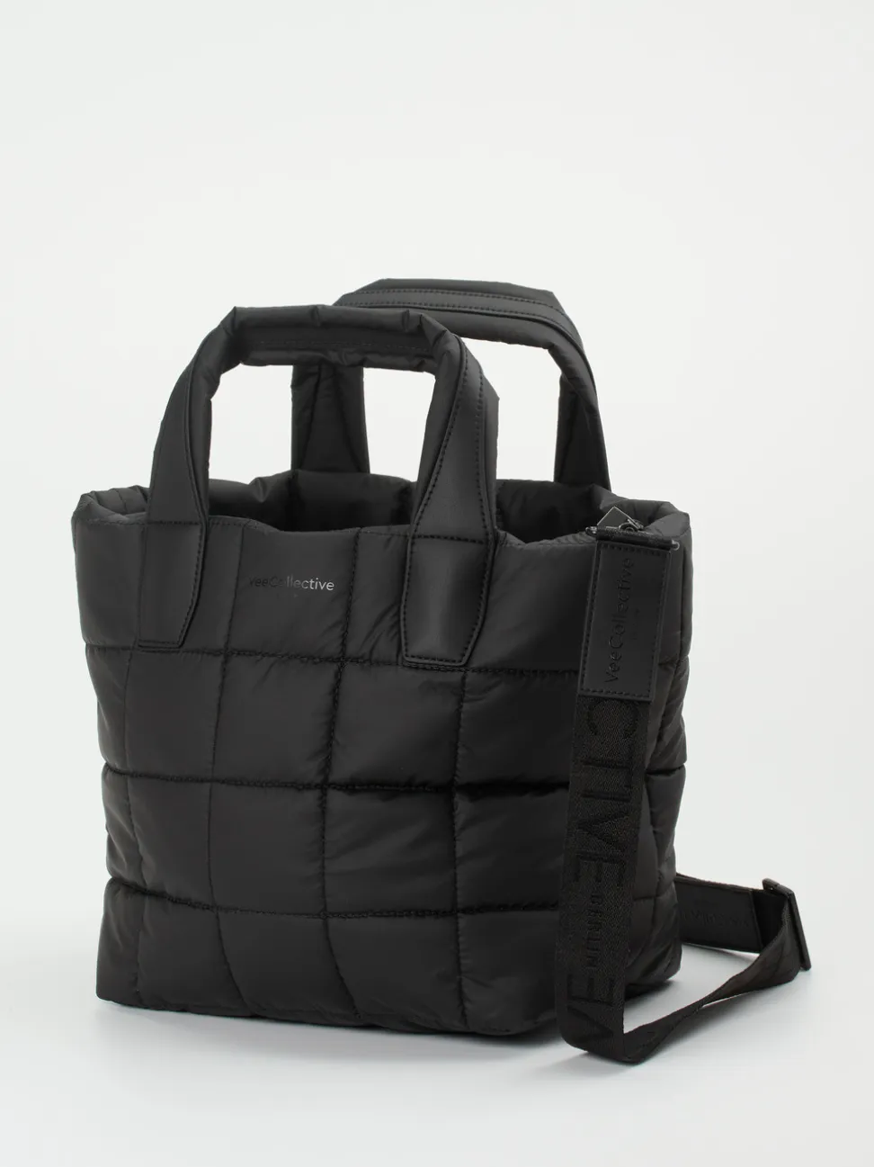 VeeCollective Berlin – Shopper Bag aus Nylon schwarz