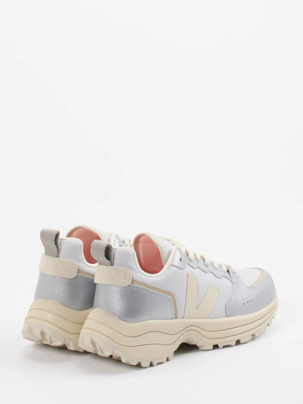 VEJA – Chunky Sneaker aus Ripstop-Textil Cremeweiß