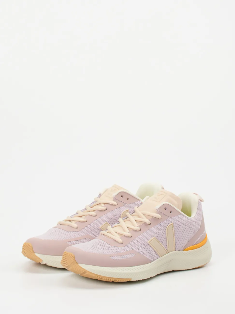 Veja – Laufsneaker aus veganem Mesh in Rosé