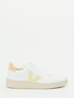 VEJA – Low-Top Sneaker aus veganem Glattleder Weiß