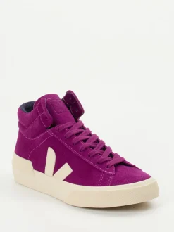 VEJA – Mid-Top-Sneaker aus Veloursleder Violett
