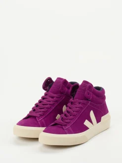 VEJA – Mid-Top-Sneaker aus Veloursleder Violett