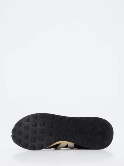 VEJA – Retro-Sneaker aus Mesh und Veloursleder Schwarz