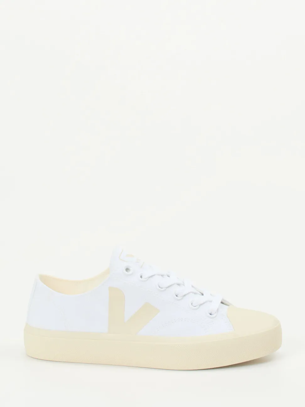 VEJA – Sneaker aus Canvas in Cremeweiß