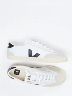 VEJA – Sneaker aus Canvas und Wildleder weiß