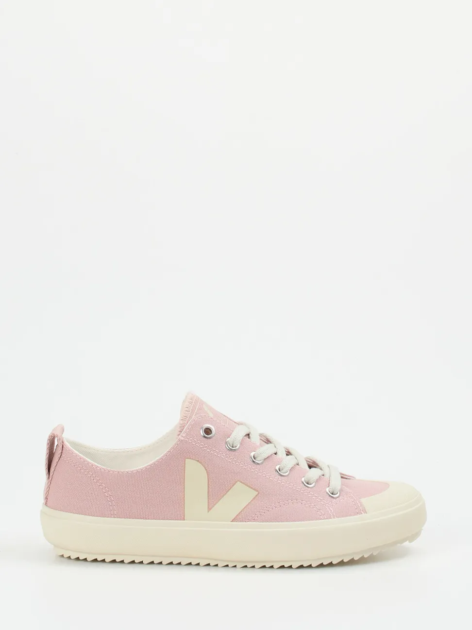 Veja – Sneaker aus Canvas in Altrosa