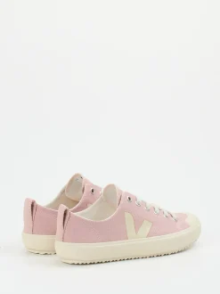 Veja – Sneaker aus Canvas in Altrosa
