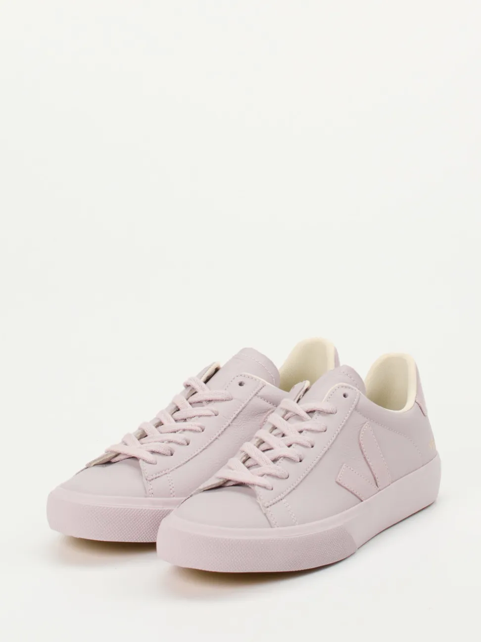 Veja – Sneaker aus Glattleder in Altrosa