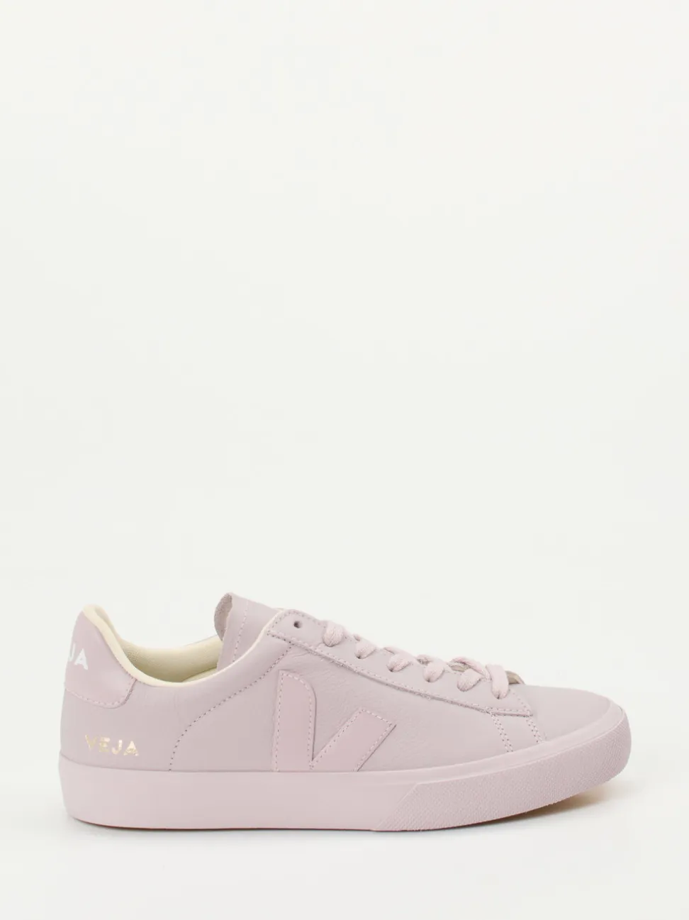 Veja – Sneaker aus Glattleder in Altrosa
