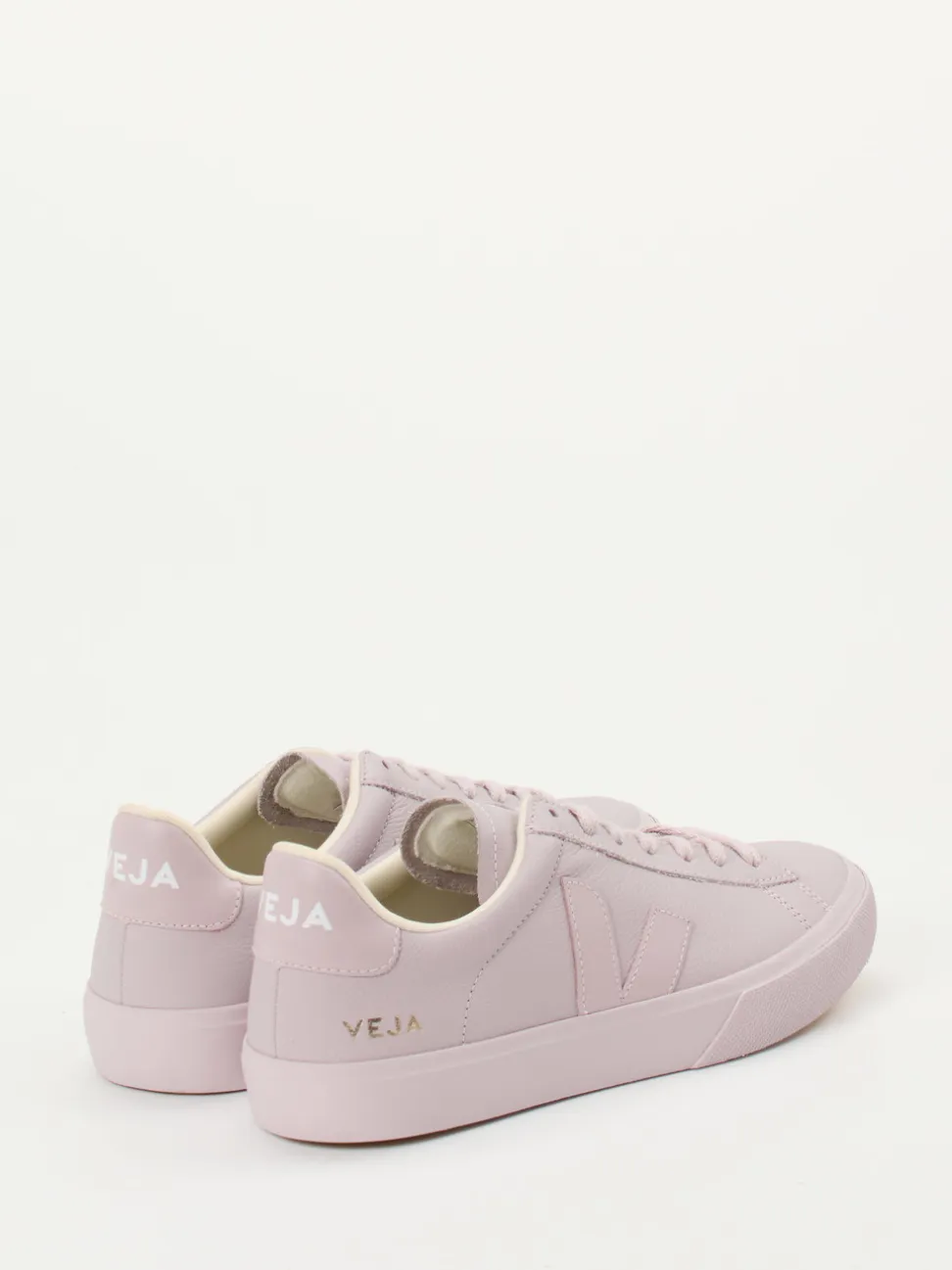 Veja – Sneaker aus Glattleder in Altrosa