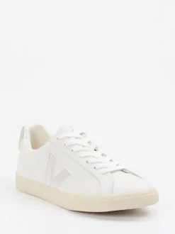 VEJA – Sneaker aus Kalbleder mit Metallic-Details