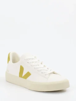 Veja – Sneaker aus Kalbleder und Wildleder weiß
