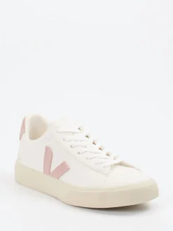 VEJA – Sneaker aus Kalbleder und Wildleder offwhite