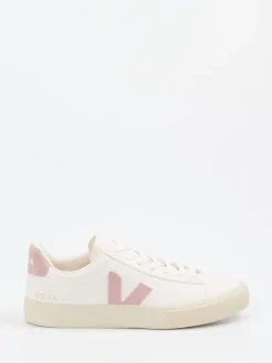 VEJA – Sneaker aus Kalbleder und Wildleder offwhite