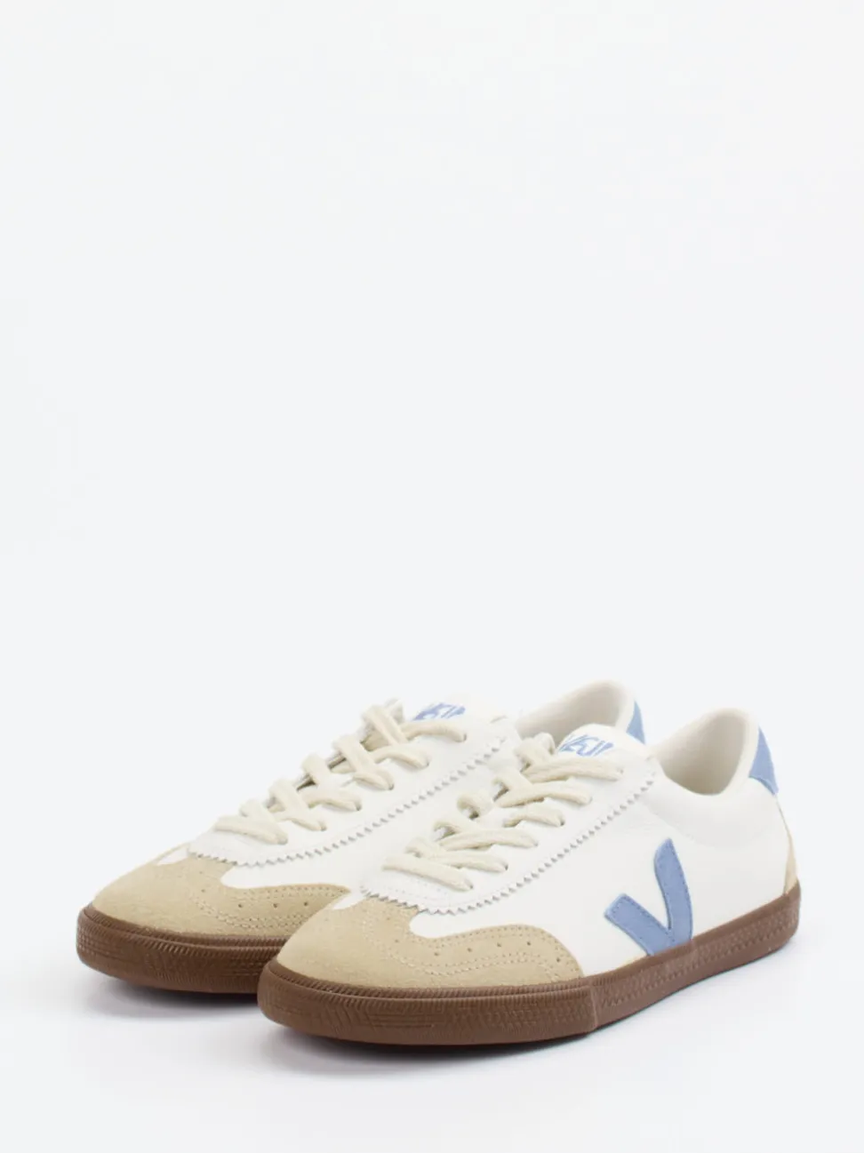 VEJA – Sneaker aus Kalbleder in Cremeweiß
