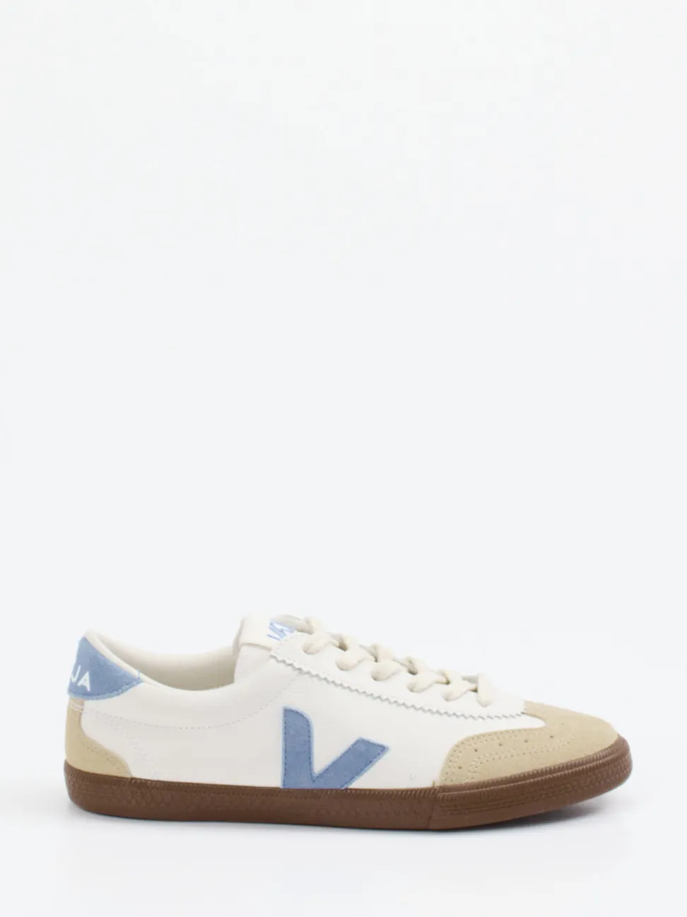 VEJA – Sneaker aus Kalbleder in Cremeweiß