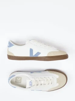 VEJA – Sneaker aus Kalbleder in Cremeweiß