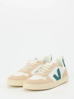VEJA – Sneaker aus Kalbleder mit Veloursdetails