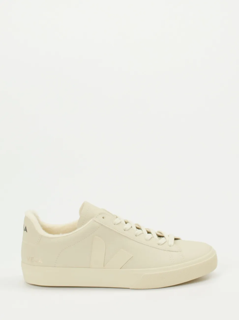VEJA – Sneaker aus Leder in Cremeweiß