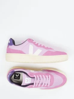 Veja – Sneaker aus Leder in Flieder