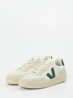 VEJA – Sneaker aus Leder und Velours in Beige