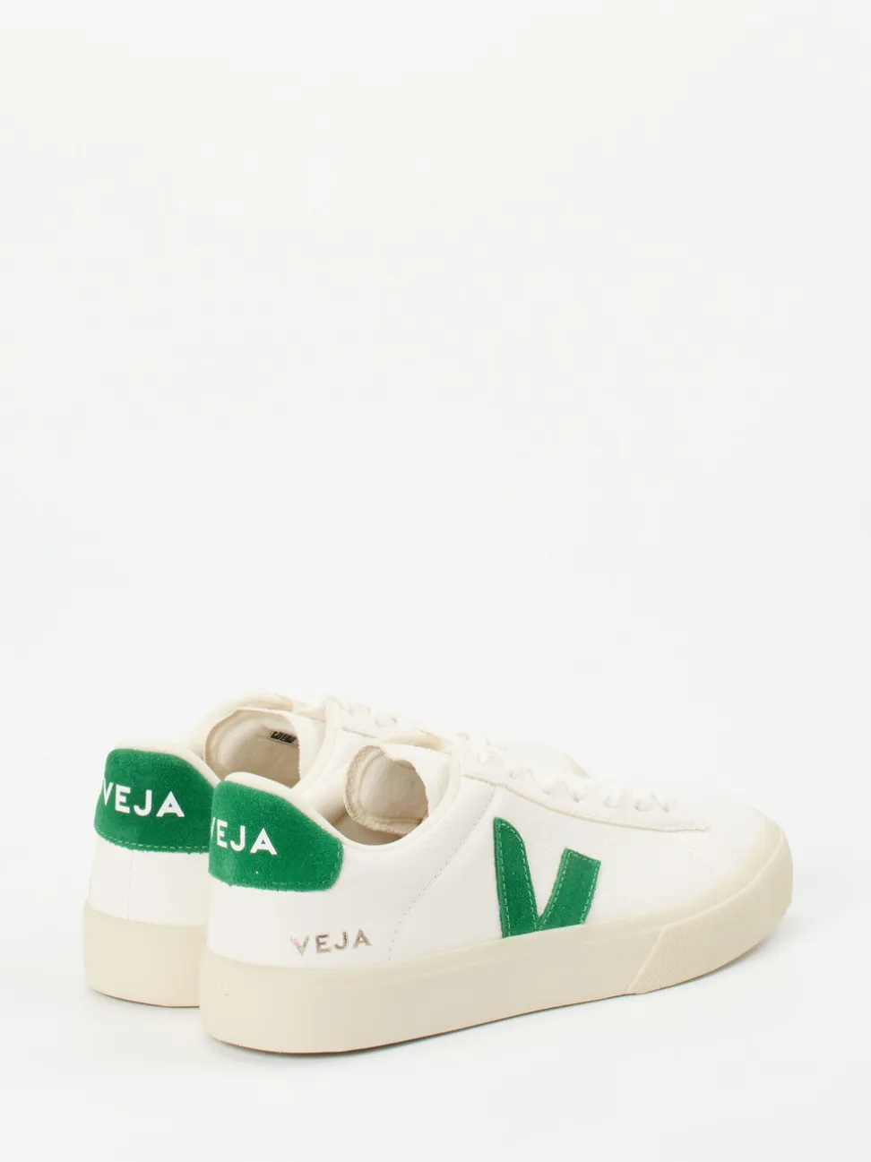 VEJA – Sneaker aus Leder und Canvas cremeweiß