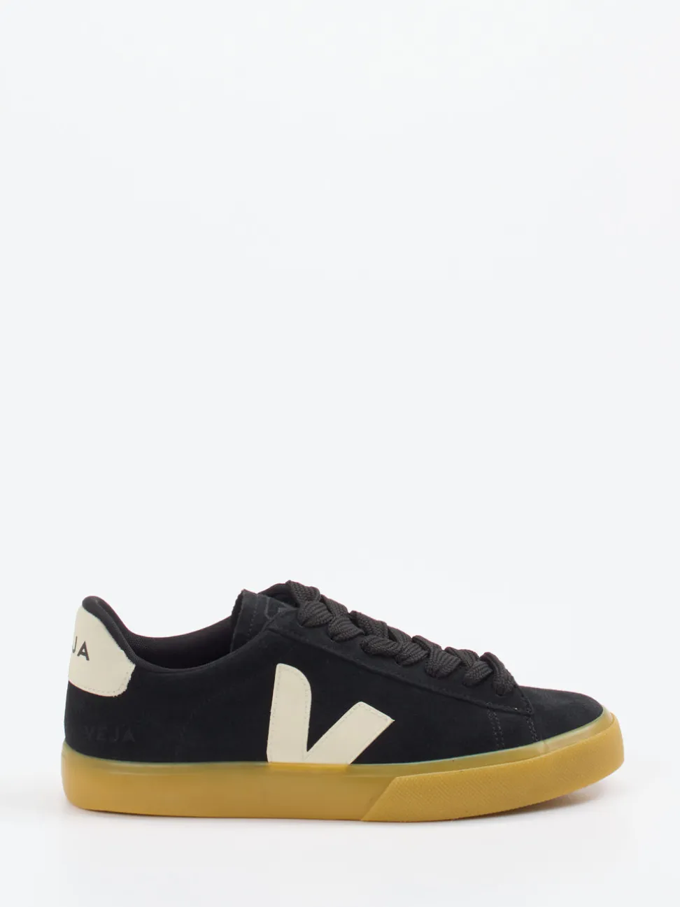 VEJA – Sneaker aus Veloursleder Schwarz