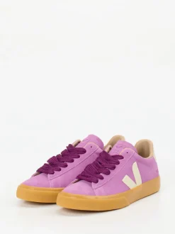 VEJA – Sneaker aus Veloursleder in Fliederrosa