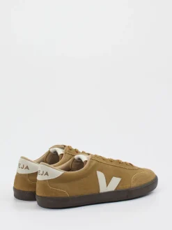 VEJA – Sneaker aus Veloursleder cognacbraun