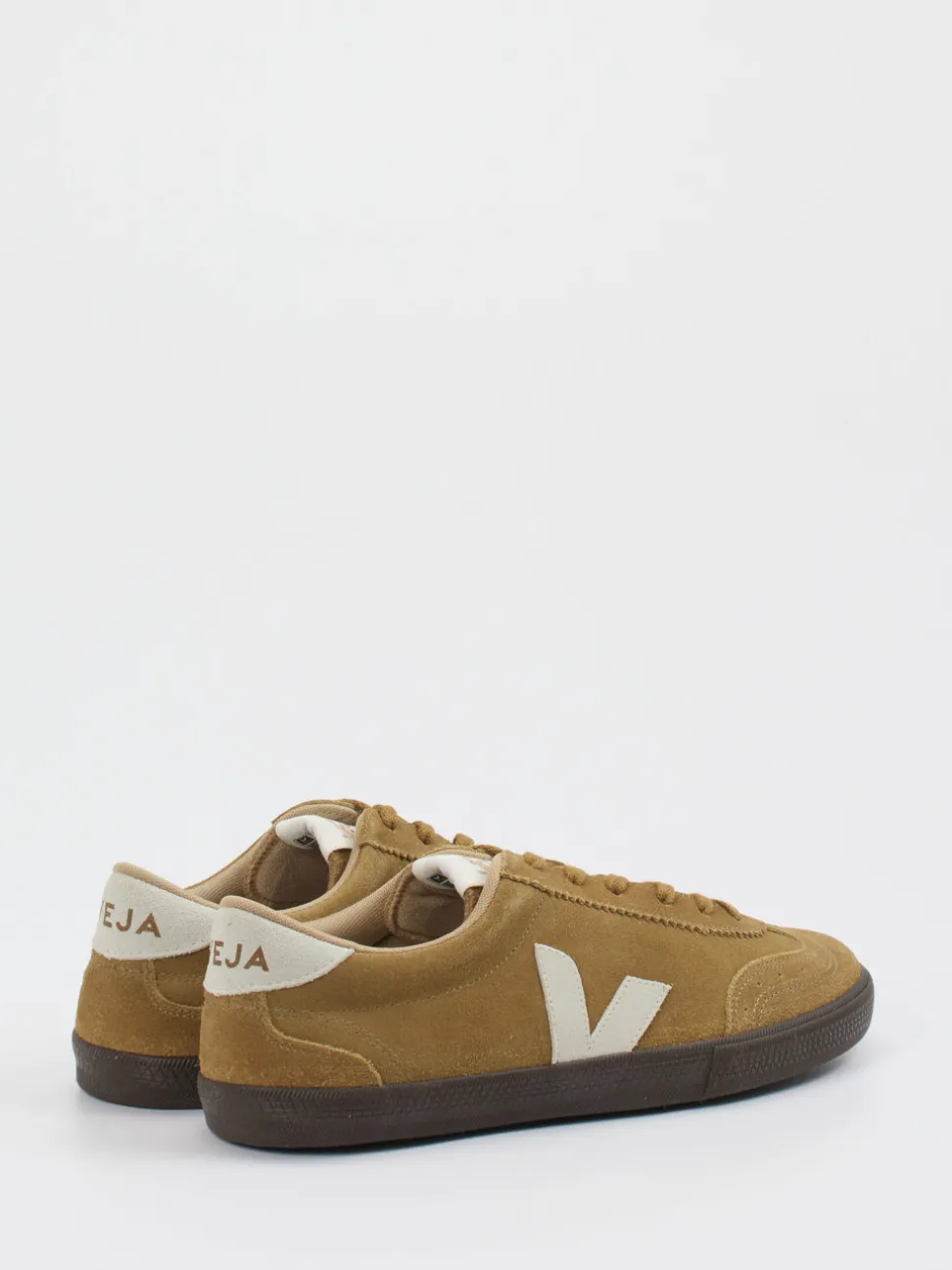 VEJA – Sneaker aus Veloursleder cognacbraun