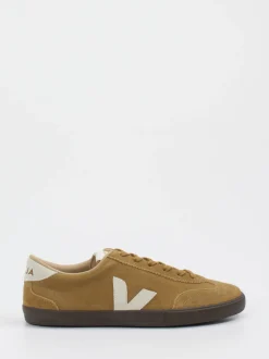 VEJA – Sneaker aus Veloursleder cognacbraun