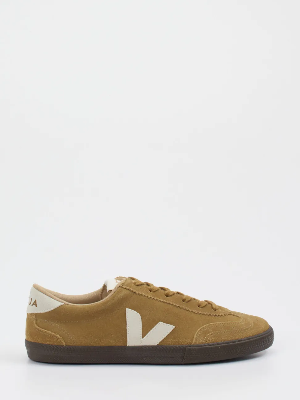 VEJA – Sneaker aus Veloursleder cognacbraun