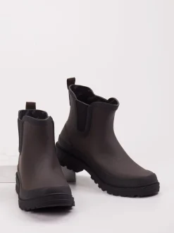 Verbenas – Chelsea Boots aus Gummi dunkelgrau