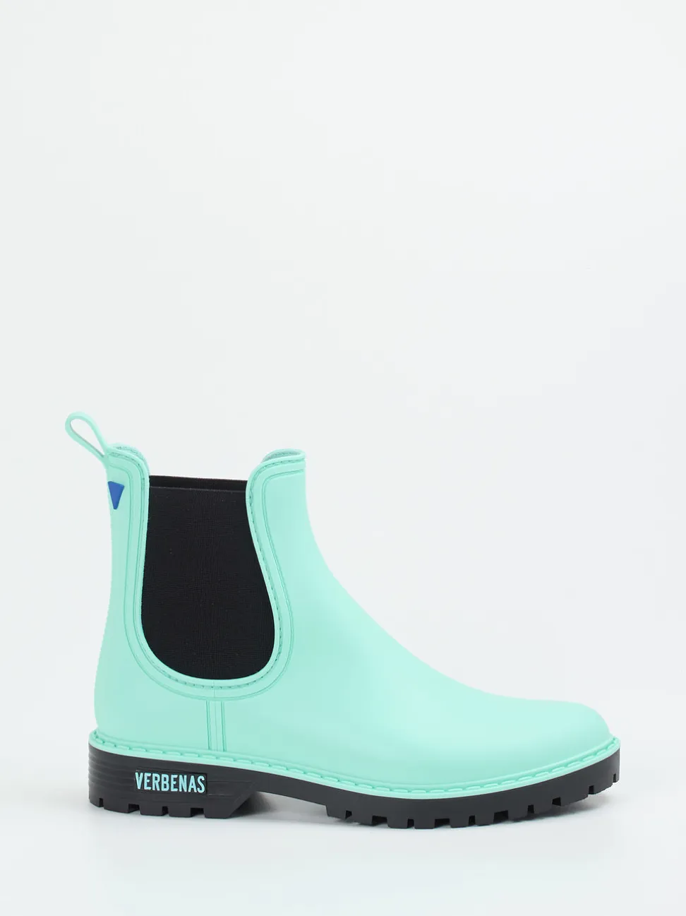 Verbenas – Chelsea Boots aus Gummi in Aquamarin