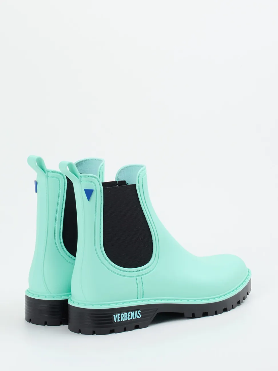Verbenas – Chelsea Boots aus Gummi in Aquamarin