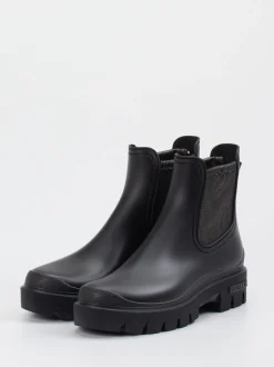Verbenas – Chelsea Boots aus Gummi in Schwarz