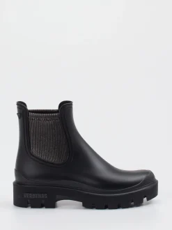 Verbenas – Chelsea Boots aus Gummi in Schwarz