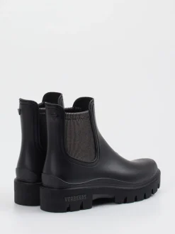 Verbenas – Chelsea Boots aus Gummi in Schwarz