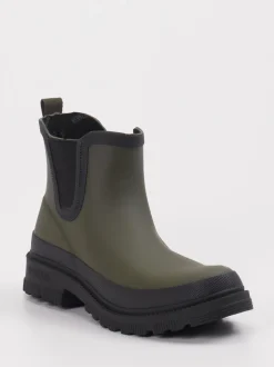 Verbenas – Chelsea Boots aus Synthetik in Olivgrün