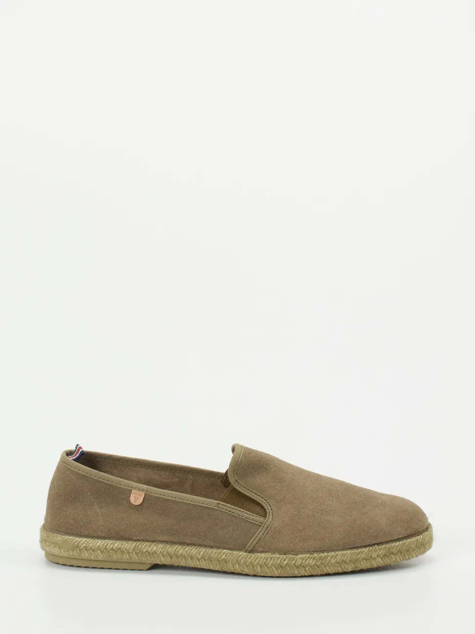 Verbenas – Espadrilles aus Veloursleder sandbraun