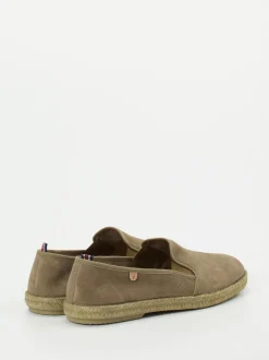 Verbenas – Espadrilles aus Veloursleder sandbraun