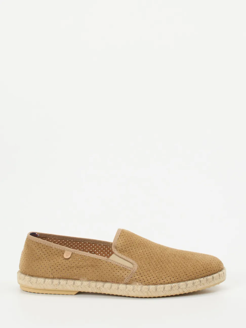 Verbenas – Espadrilles aus Veloursleder in Beige