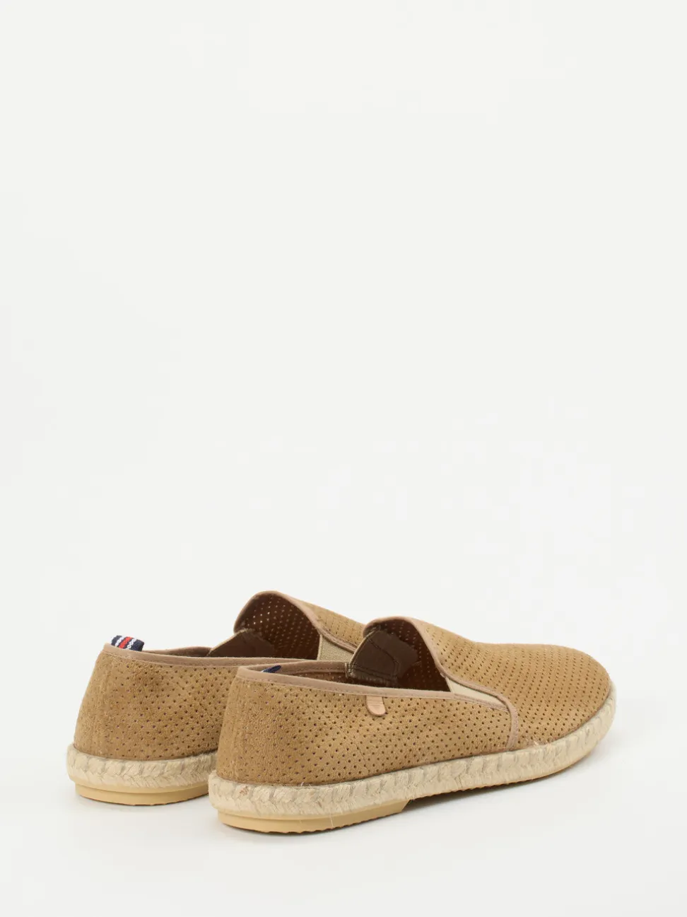 Verbenas – Espadrilles aus Veloursleder in Beige