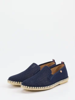 Verbenas – Espadrilles aus Textil in Dunkelblau