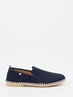 Verbenas – Espadrilles aus Textil in Dunkelblau
