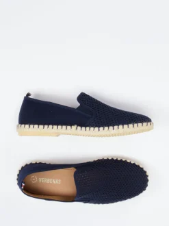 Verbenas – Espadrilles aus Textil in Dunkelblau